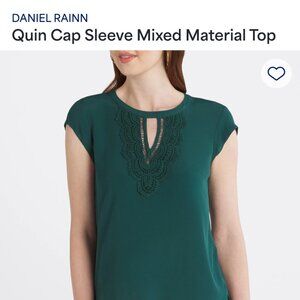 Daniel Rainn Quin Cap Sleeve blouse